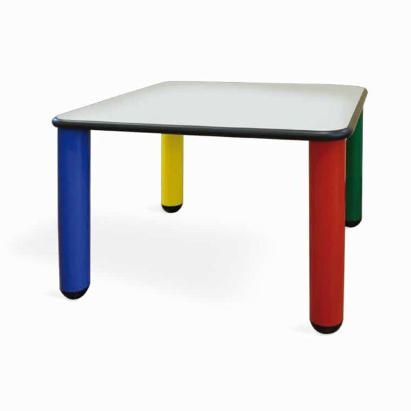 Banco Quadrato Gambe In Polipropilene Ø65 con tappi inferiori