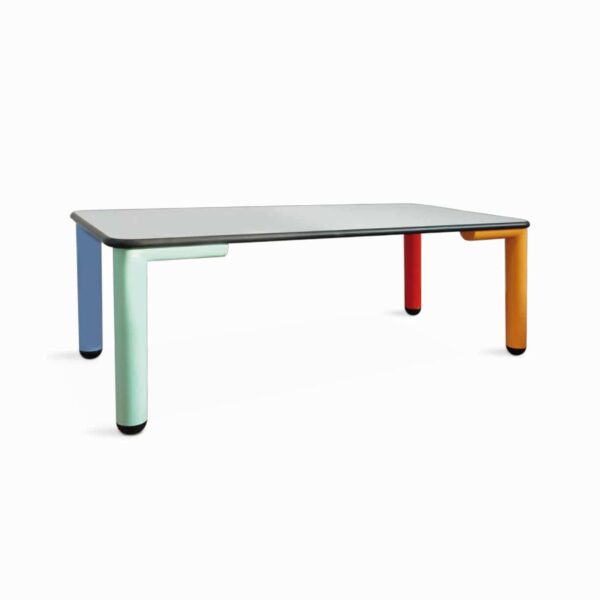 Banco Rettangolare Gambe In Polipropilene Ø65 con tappi inferiori