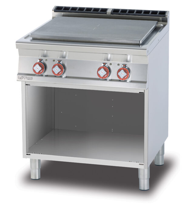 TUTTA PIASTRA SU MOBILE A GIORNO Piastra cm. 70x50 - 4 zone (inclusa 1 testata chiusura piano mod.TPA-7)