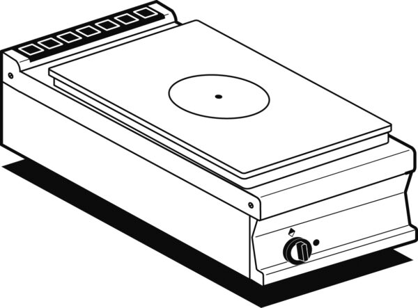 TUTTA PIASTRA Piastra cm 39x73  (inclusa 1 testata chiusura piano mod.TPC-9)