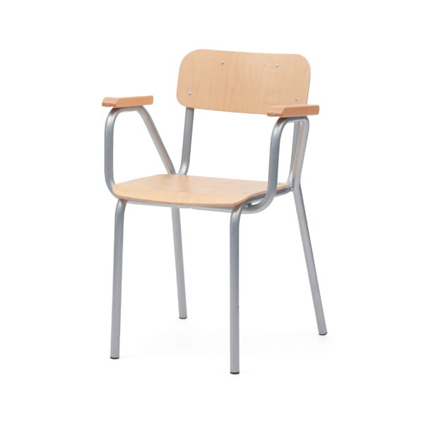 Poltroncina Insegnante Sedile e Schienale Faggio