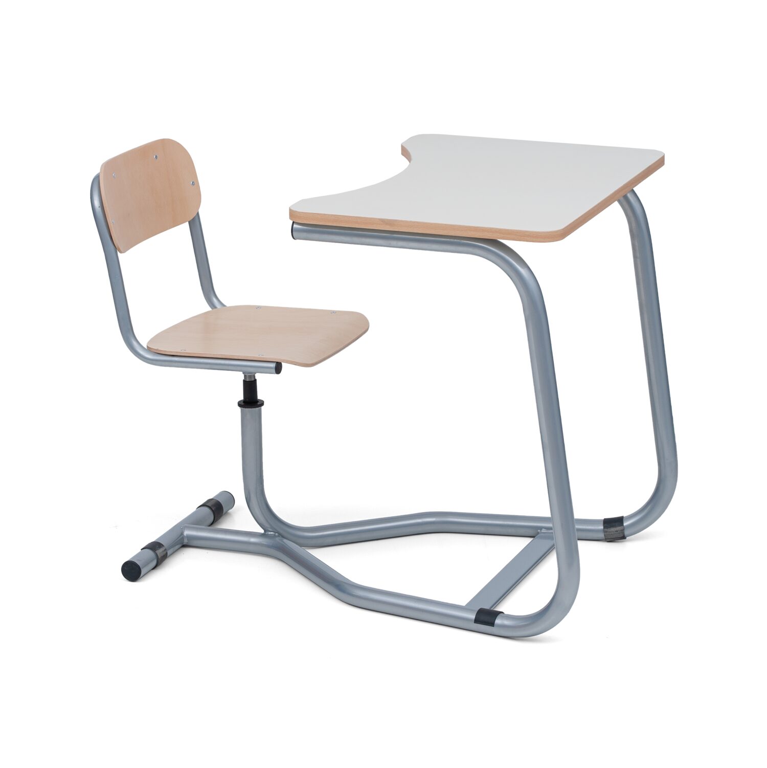 Monosed q scaled tavolo monoblocco con sedia girevole
