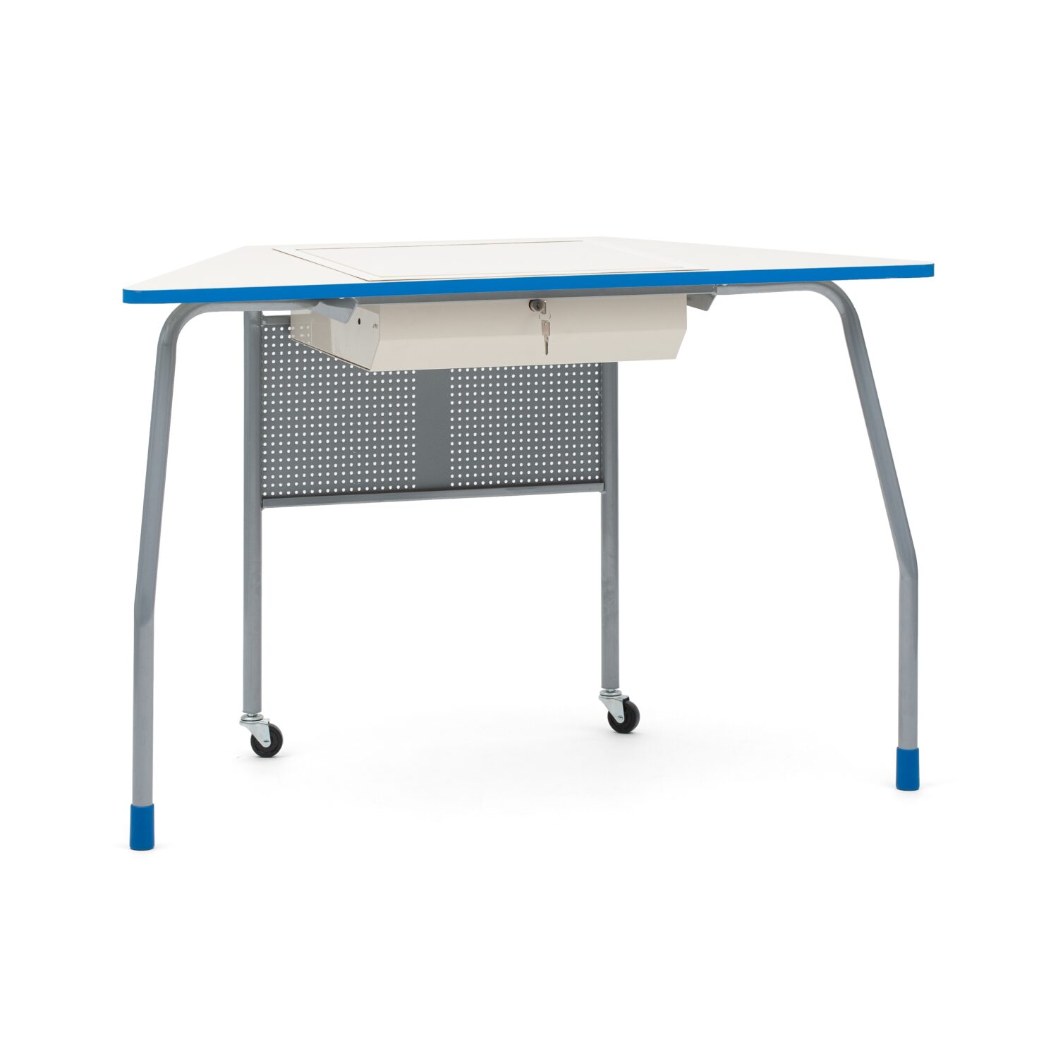 Sa3. 0s scaled tavolo trapezoidale con vano porta notebook