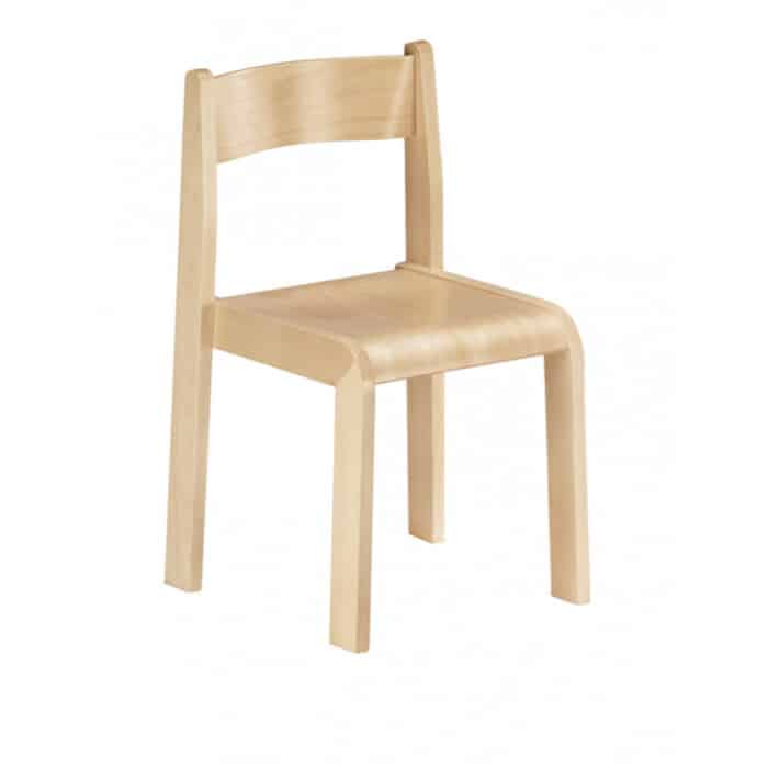 Spazio 96 art. 579l h. 46 sedia faggio anatom. Sedute multiuso